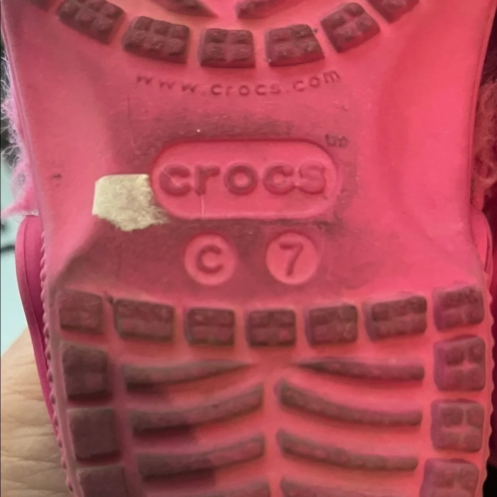 Crocs Kids Unicorn with Furry Accents